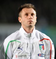 FUSSBALL INTERNATIONAL  EM 2012 - Qualifikation : Antonio CASSANO (Italien)