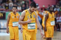 Basketball 1. Bundesliga 14/15 Hauptrunde:  Walter Tigers Tuebingen - Artland Dragons