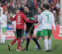 Fussball 1. Bundesliga  Saison 2010/2011:  SC Freiburg - SV Werder Bremen
