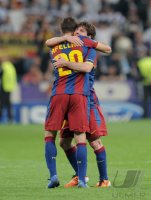 Fussball CHL  Saison 2010/2011:  JUBEL Messi (Barca)