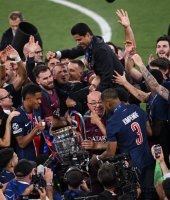 Fussball CHL FINALE 24/25 in Muenchen: Paris Saint - Germain - Inter Mailand
