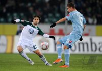 Fussball: 1. Bundesliga Saison 2010/2011: Wolfsburg - Moenchengladbach