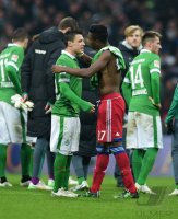 Fussball, 1. Bundesliga  Saison 2014/2015: SV Werder Bremen - FC Bayern Muenchen