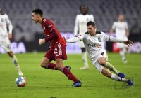 Fussball 1. Bundesliga Saison 21/22: FC Bayern Muenchen - Borussia Moenchengladbach