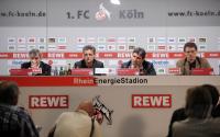 Fussball 1. Bundesliga  Trainervorstellung 1.FC Koeln