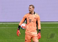 Fussball 1. Bundesliga Saison 21/22: Teampraesentation FC Bayern Muenchen