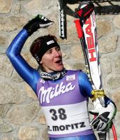 Ski Alpin;  Abfahrt Damen  St. Moritz