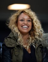 FUSSBALL SERIE A 2012/2013: Fanny Neguesha,  Freundin von Mario Balotelli (AC Mailand)