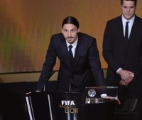 Fussball International  FIFA Ballon d Or 2013: Zlatan Ibrahimovic (Schweden)