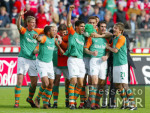 Fussball 1. Bundesliga: Bayern - Bremen, MEISTERJUBEL BREMEN