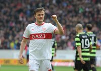 Fussball 1. Bundesliga  Saison 2011/2012 : JUBEL VfB Stuttgart