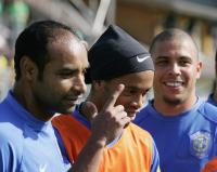 Fussball WM Training Brasilien