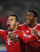 Fussball  1. Bundesliga  13/14: JUBEL Thiago Alcantara (FC Bayern Muenchen)