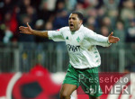 Fussball 1. Bundesliga: Bremen - Stuttgart, Jubel Ailton