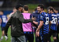 FUSSBALL CHAMPIONS LEAGUE SAISON 24/25
Viertelfinal Rueckspiel, Inter Mailand - FC Bayern Muenchen