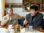 Fototermin Bum-Kun Cha und seinem Sohn Do-Ri Cha