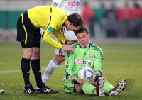 Fussball DFB Pokal, Saison 2011/2012, Viertelfinale: Torwart Manuel Neuer (FC Bayern Muenchen)