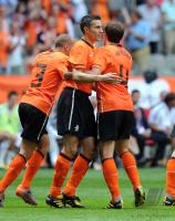 FUSSBALL INTERNATIONAL: Robin VAN PERSIE, Joris MATHIJSEN (v. li., Holland)