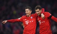 Fussball 1. Bundesliga Saison 19/20: FC Bayern Muenchen -  FC Schalke 04