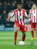 Fussball CHL  Saison 2010/2011: Luiz Gustavo (FC Bayern Muenchen)