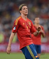 Fussball International Europameisterschaft 2012: Spanien - Frankreich