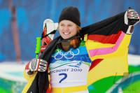 Olympische Spiele 2010 VANCOUVER:  JUBEL  REGENSBURGER - SKI ALPIN  FRAUEN
