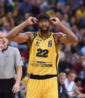 Basketball 1. Bundesliga 15/16 Hauptrunde: Walter Tigers Tuebingen - MHP Riesen Ludwigsburg