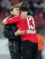 Fussball 1. Bundesliga: Koeln - Hannover, Jubel LIENEN und BRDARIC