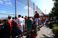 Fussball 1. Bundesliga :  Training beim FC Bayern Muenchen an der Saebener Strasseasse