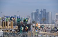 FUSSBALL International FIFA WM 2022 in Katar; Baustelle Symbolbild