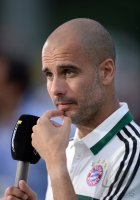 FUSSBALL 1. Bundesliga 2013/2014:  Trainer Pep Guardiola (FC Bayern Muenchen)