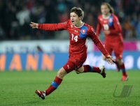 Fussball Nationalmannschaft : JUBEL nach dem TOR zum 1:0  Vaclav Pilar (Tschechische Republik)