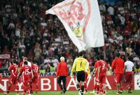 Fussball, Champions League: VfB Stuttgart - FC Barcelona