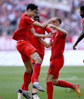 Fussball 1. Bundesliga 23/24: FC Bayern Muenchen - VfL Wolfsburg