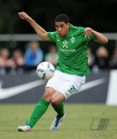 Fussball 1. Bundesliga, Testspiel: Werder Bremen, BALOGUN am Ball