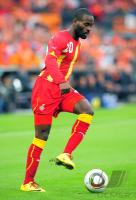 Fussball International: Ghana, OWUSU-ABEYIE  am Ball