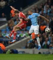 Fussball CHL  Saison 2013/2014:  Manchester City - FC Bayern Muenchen