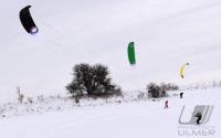 Schmuckbild, Wintersport, Snowkiting am Raichberg bei Albstadt-Onstmettingen