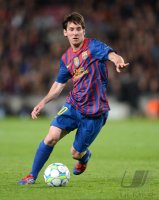 FUSSBALL INTERNATIONAL  CHL HALBFINALE 11/12: Lionel Messi (Barca)