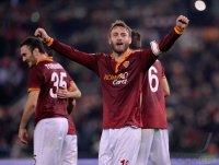 FUSSBALL Coppa Italia  2013/2014: JUBEL Daniele De Rossi (AS Rom)