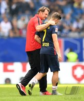 Fussball Bundesliga Saison 16/17: Hamburger SV - RB Leipzig