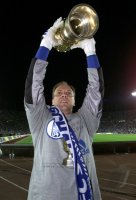 Fussball DFB  Pokalfinale in Berlin 2000/2001: FC Schalke 04 - Union Berlin