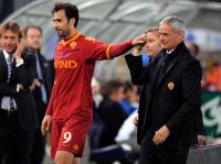 FUSSBALL SERIE A:  Mirko Vucinic, Claudio Ranieri (AS Rom)
