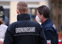 Kundgebung / Demo von Gewerbetreibenden in Rottenburg