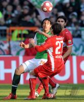 FUSSBALL, 1. BUNDESLIGA, 25. Spieltag: Bremen - Stuttgart