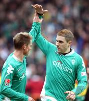 Fussball 1. Bundesliga: Bremen - Dortmund