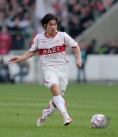 Fussball 1. Bundesliga  Saison 2010/2011:  Shinji Okazaki (VfB Stuttgart)