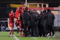 FUSSBALL : Sevilla Jubel