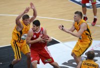 Basketball 1. Bundesliga 2012/2013 Testspiel:  Walter Tigers Tuebingen - FC Bayern Muenchen