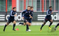 Fussball 1. Bundesliga: Training beim FC Bayern Muenchen